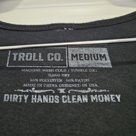 Troll Co. "Support Blue Collar" Tank Top - Size US M - Picture 3 of 4